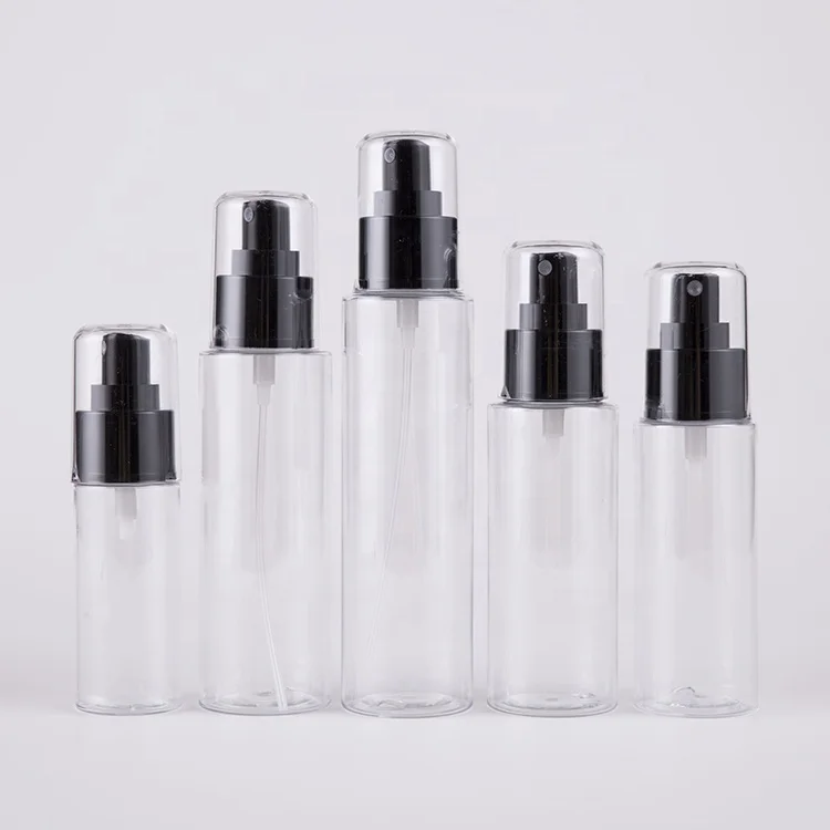
Stocks Popular 100ml Cosmetic Plastic Spray Bottle 