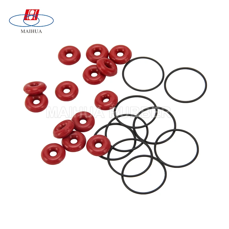 High Quality Wholesale Colored FKM Green Silicone/VMQ FFKM PTFE O-Ring of Free