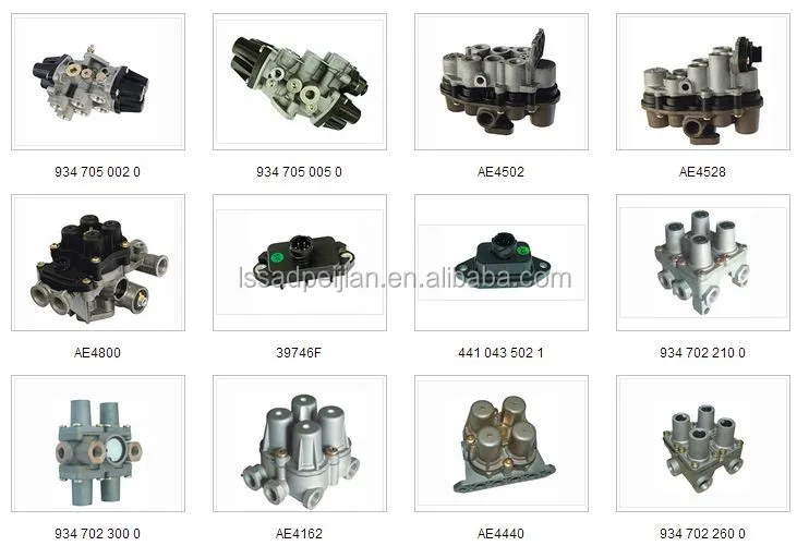 trailer anti-lock braking system relay valve for daf/hino/tata/volvo/man/scania/benz/iveco brake parts , trailer axle, air tank