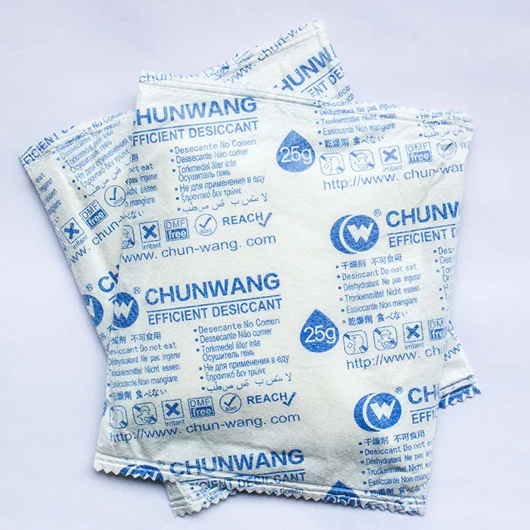 Factory Wholesale Chemical Calcium Chloride Desiccant 25g