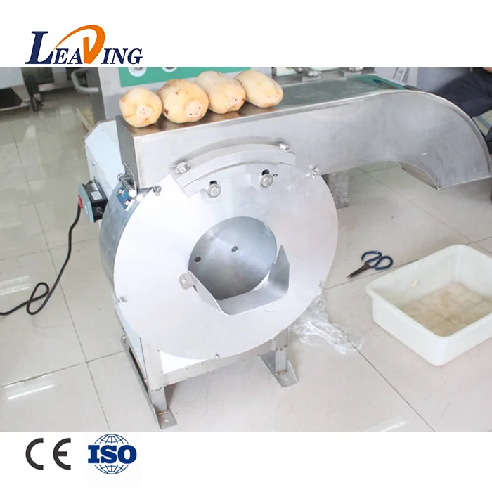 Automatic small potato strips cutter commercial potato chips french fries cutting machine for sale