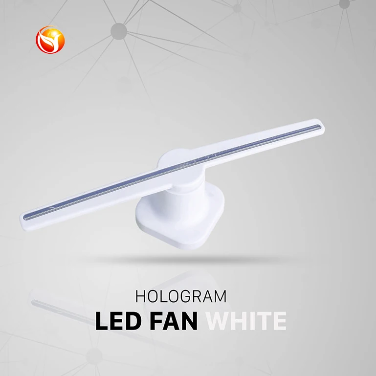 2019 latest 42cm advertising hologram display with 3d holographic led fan device