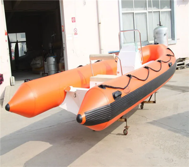 
RIB hypalon inflatable boat outboard motor rigid fiberglass fishing strong quality hand made boat for sale  (60683697181)