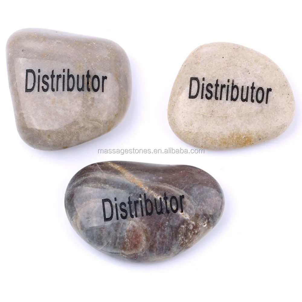 
Natural River Stones Engraved Small Pebbles 
