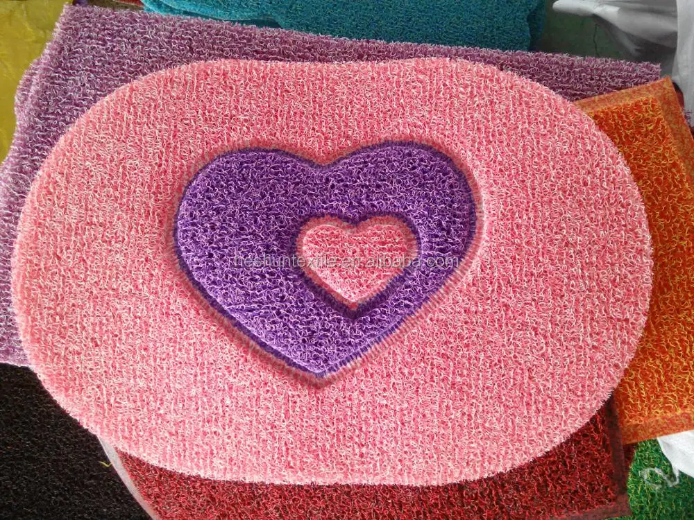 plastic PVC noodle matting for flooring door mat