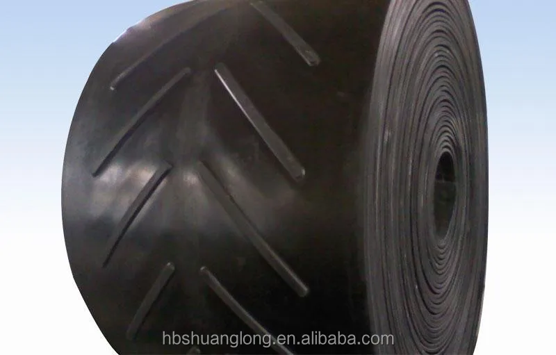 V-shape U-shape herringbone patterned conveyor belt/chevron conveyor belt