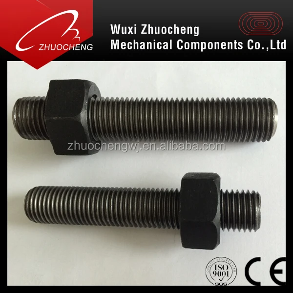 Manufacturers heavy tensile A193 B7 ptfe stud bolts
