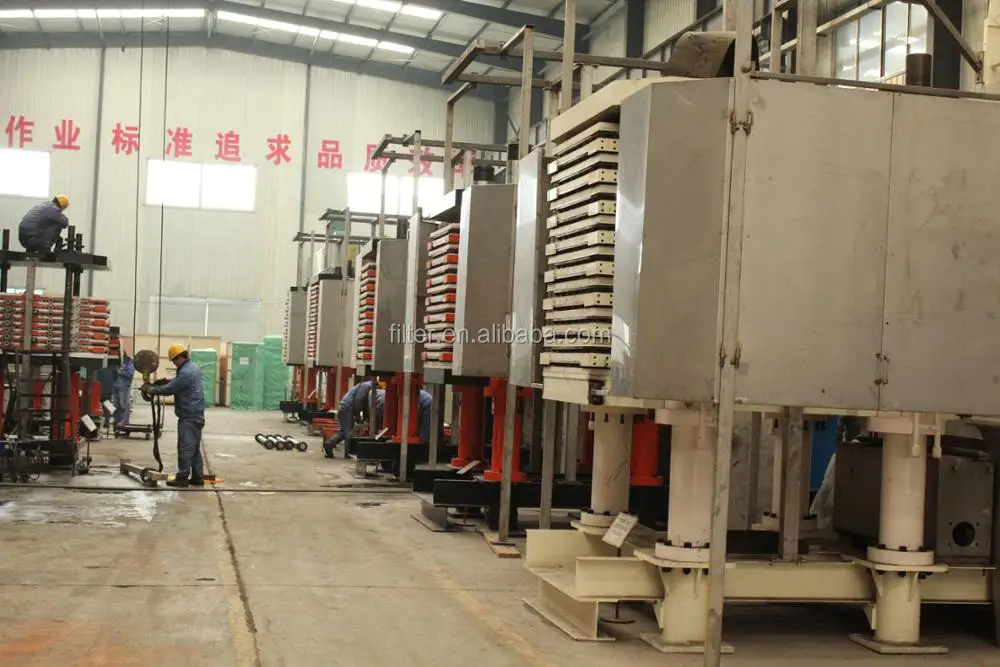 High Capacity Hydraulic Automatic Slurry Filter Press