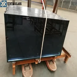 6mm+12A+6mm 5+9A+5 Solar Control Low-E  Dark Grey tinted reflective tempered insulated glass