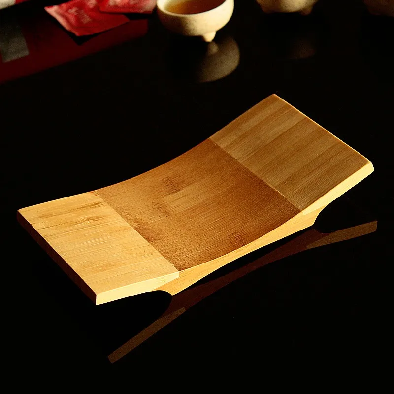 Wholesale bamboodinner plate wooden Sushi pad sushi table plate