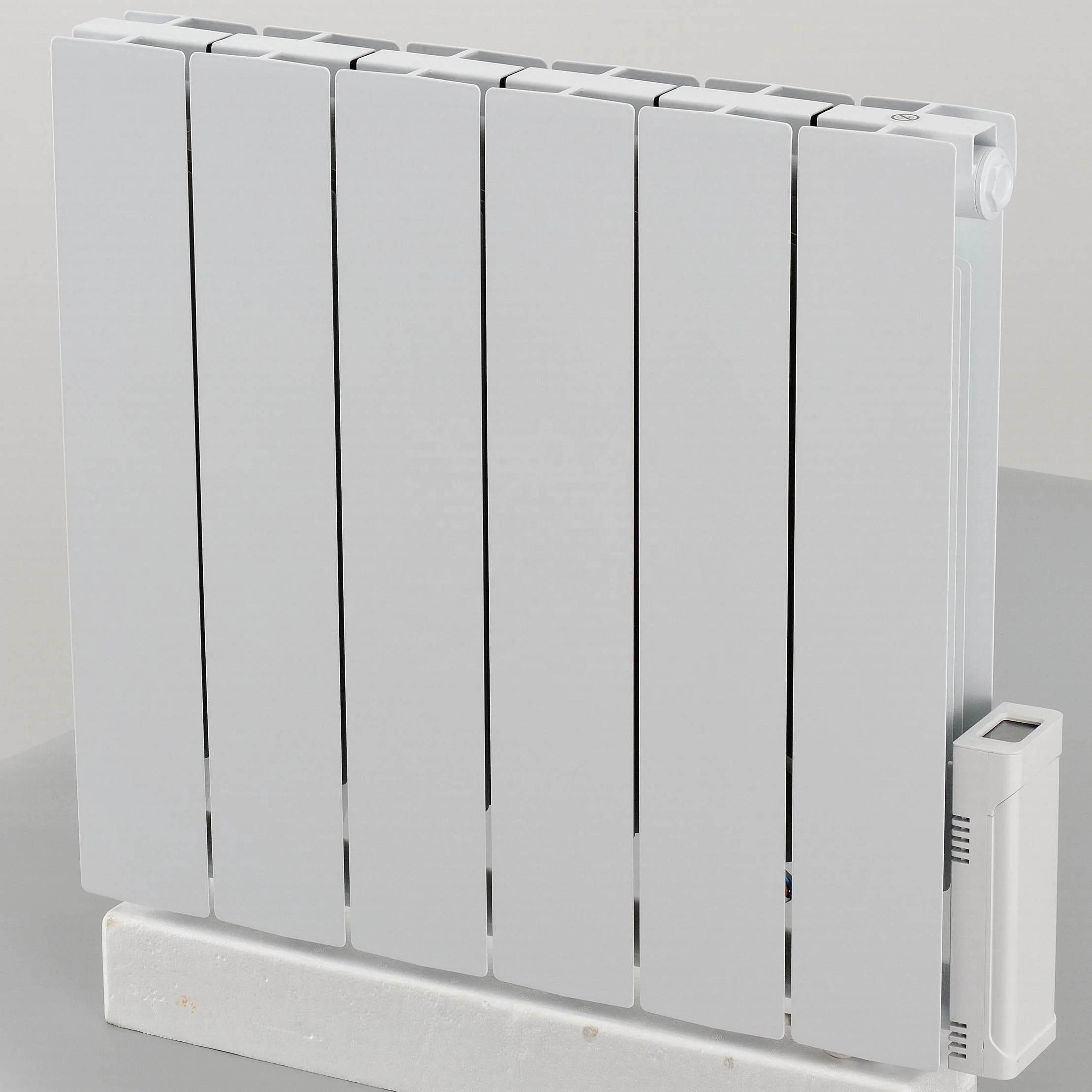 CE Oil Filled Electric Radiator Thermostatic Wall Mounted Heater 2000W - Slimline Fluid Inertia Radiator - 24/7 Timer