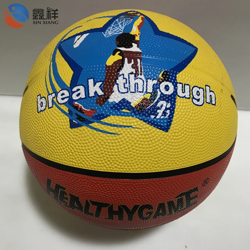 Customized Official Weight Size Portable Rubber Basketball System