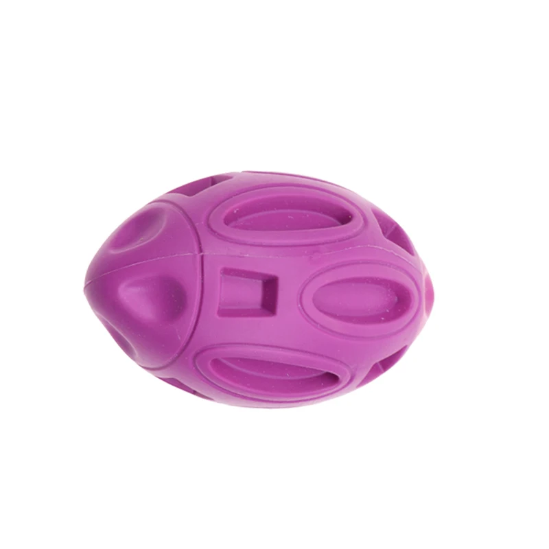 Резиновая жевательная игрушка для собак OEM/ODM для регби, резиновый мяч, игрушка для собак, производитель по индивидуальному заказу