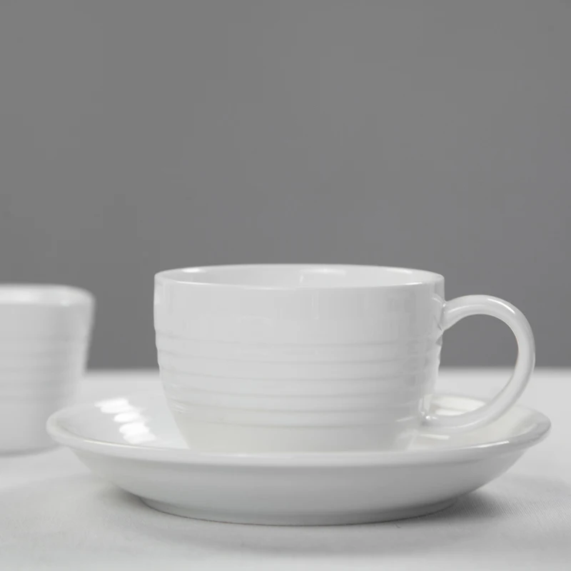 Unique Products 2019 Eco-Friendly Catering Crockery Sets, Magnesium Porcelain Dinnerware S,et,  Porcelain Tableware White