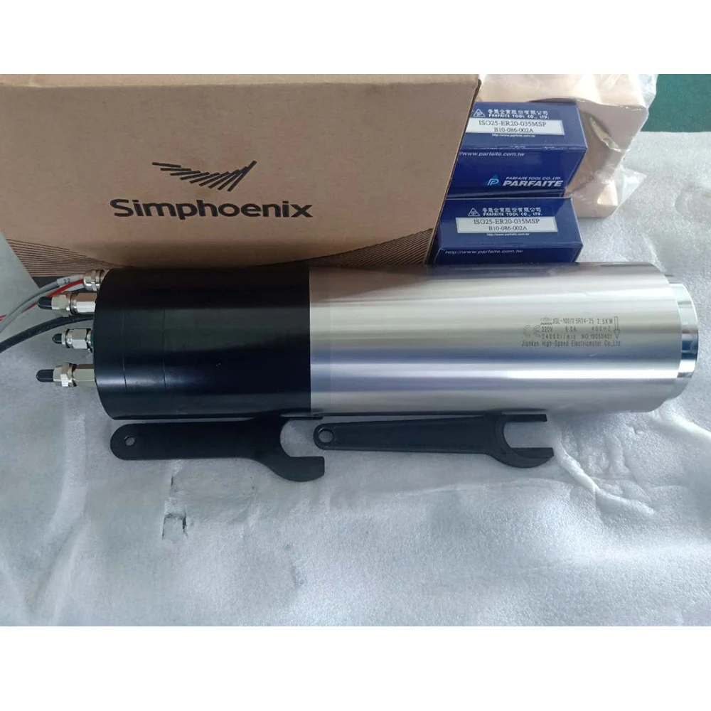 JGL-100 3.2kw 24000 об/мин ISO25 ER20 Автоматическая смена инструмента УВД мотор шпинделя для фрезерный станок с ЧПУ