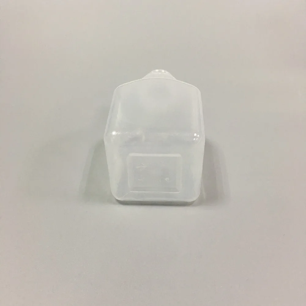 
100ml Natural Square PP Plastic Reagent Media Bottle 