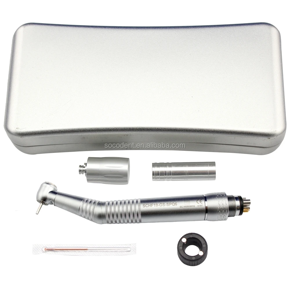 
SOCO standard Push button LED fiber optical dental high Speed Handpiece compatible with Sirona 