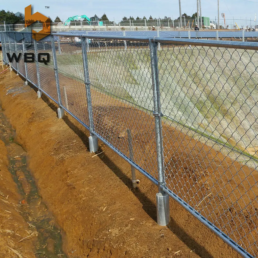 The cheapest of mesh fencing with ground screw anchor