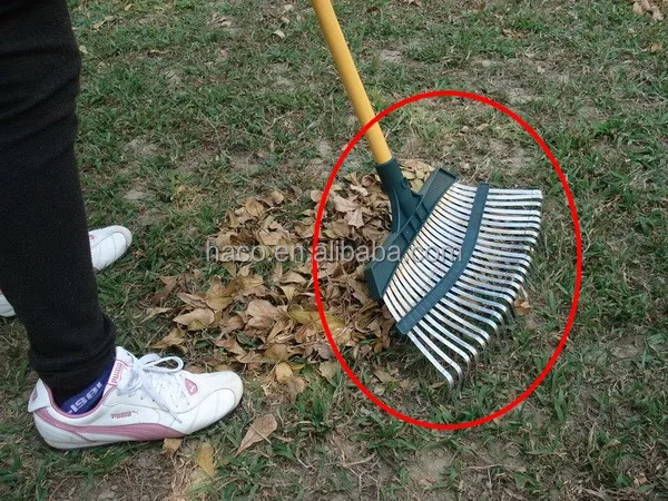 25 Tine stainless steel Grass Garden Leaf Rake