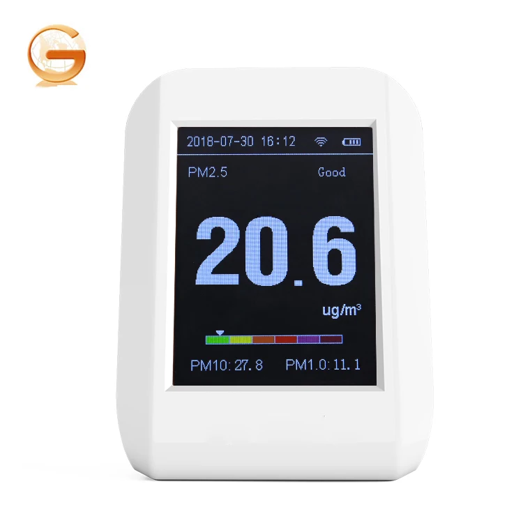 Portable CO2 PM2.5 PM10 CHO Formaldehyde Air Particle Counter Gas Detector