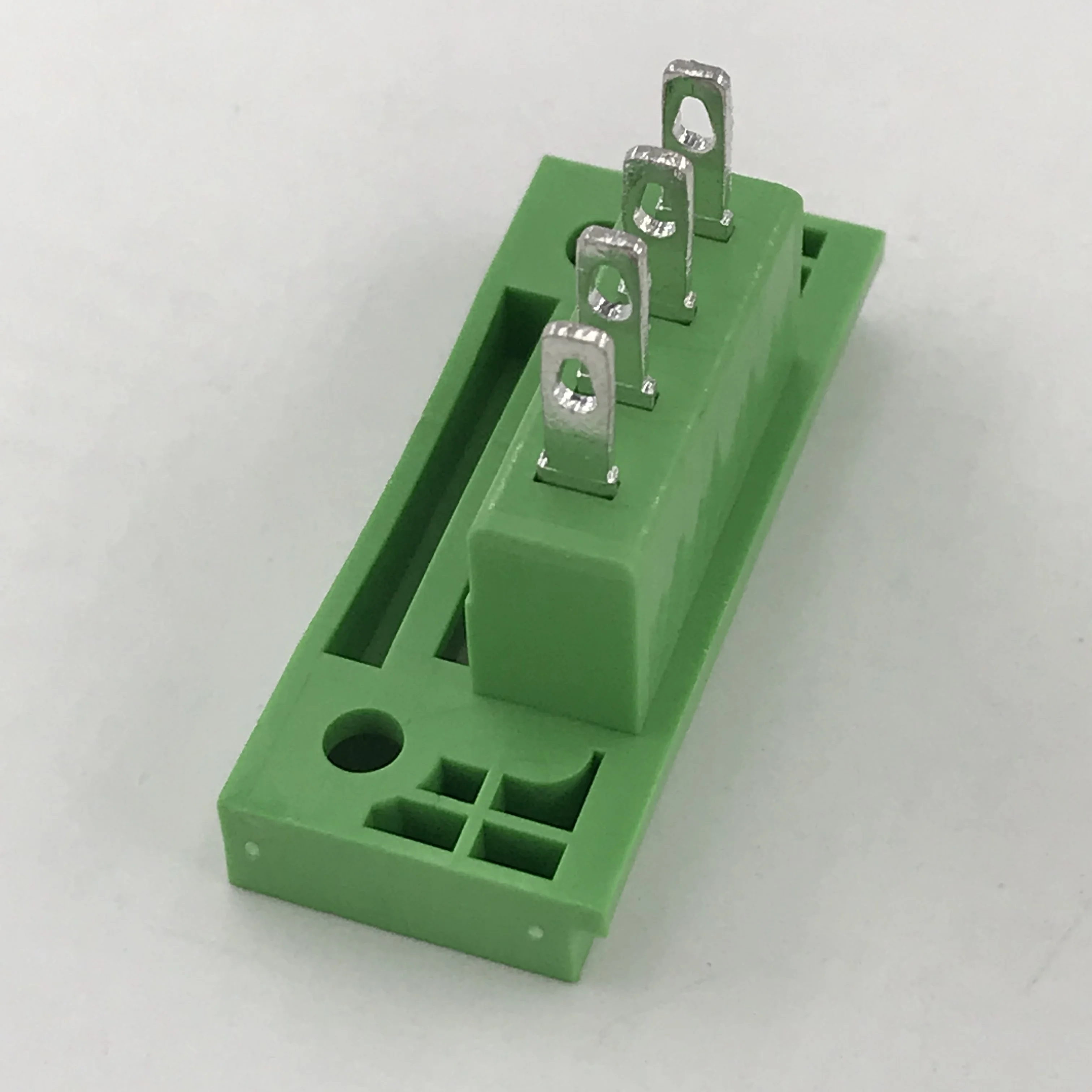 5.08mm pitch through wall terminal block panel mount heat shrink wire connectors XK2EDGWB-5.08