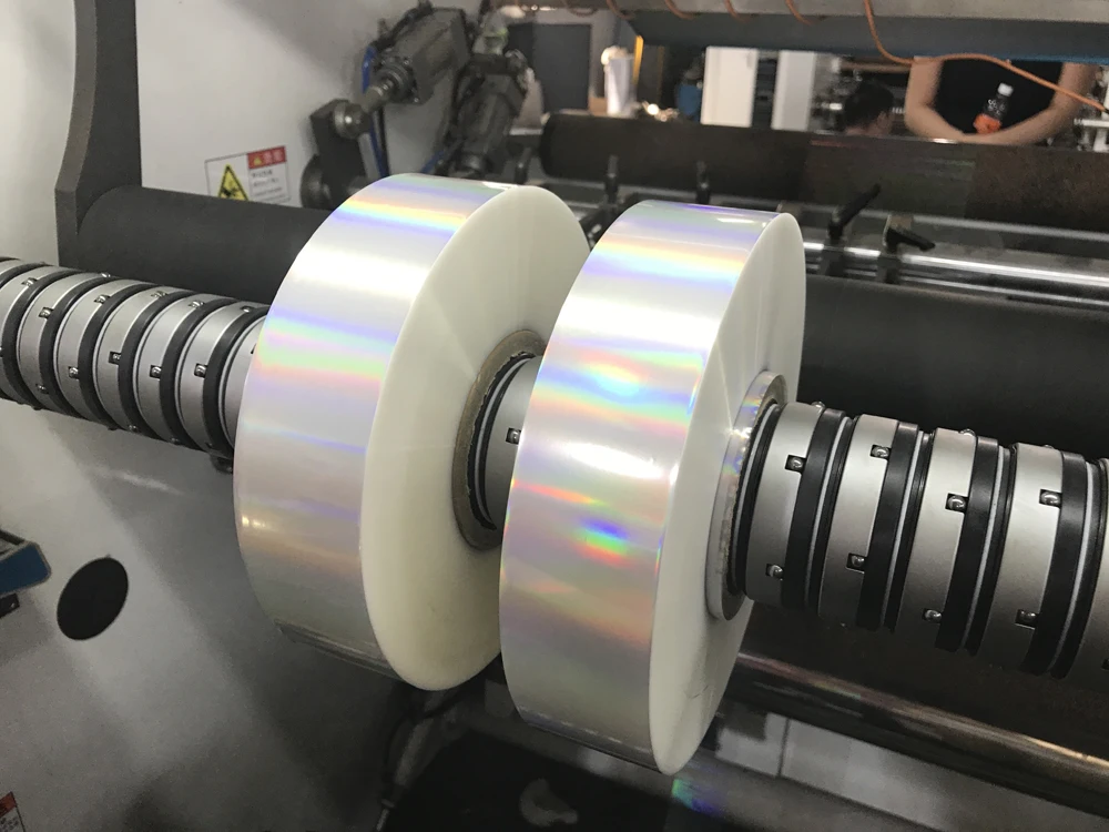 ZONTAI Sticker Paper label/Film Label Roll Slitting Machine rewinding machine