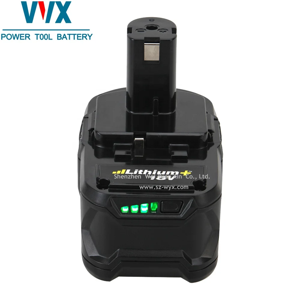 High power replacement ryobi 18v battery P102 P103 P105 P107 P108 P109 power tool Drill Lithium Ion li-ion batteries for Ryobi