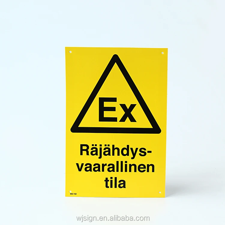 High Quality Safety Reflective Warning Caution Custom Triangle Road Work Plastic Signs