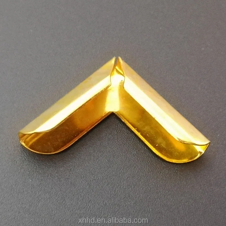 Factory supply antique bronze decorative metal corner for photo frame book handbag box