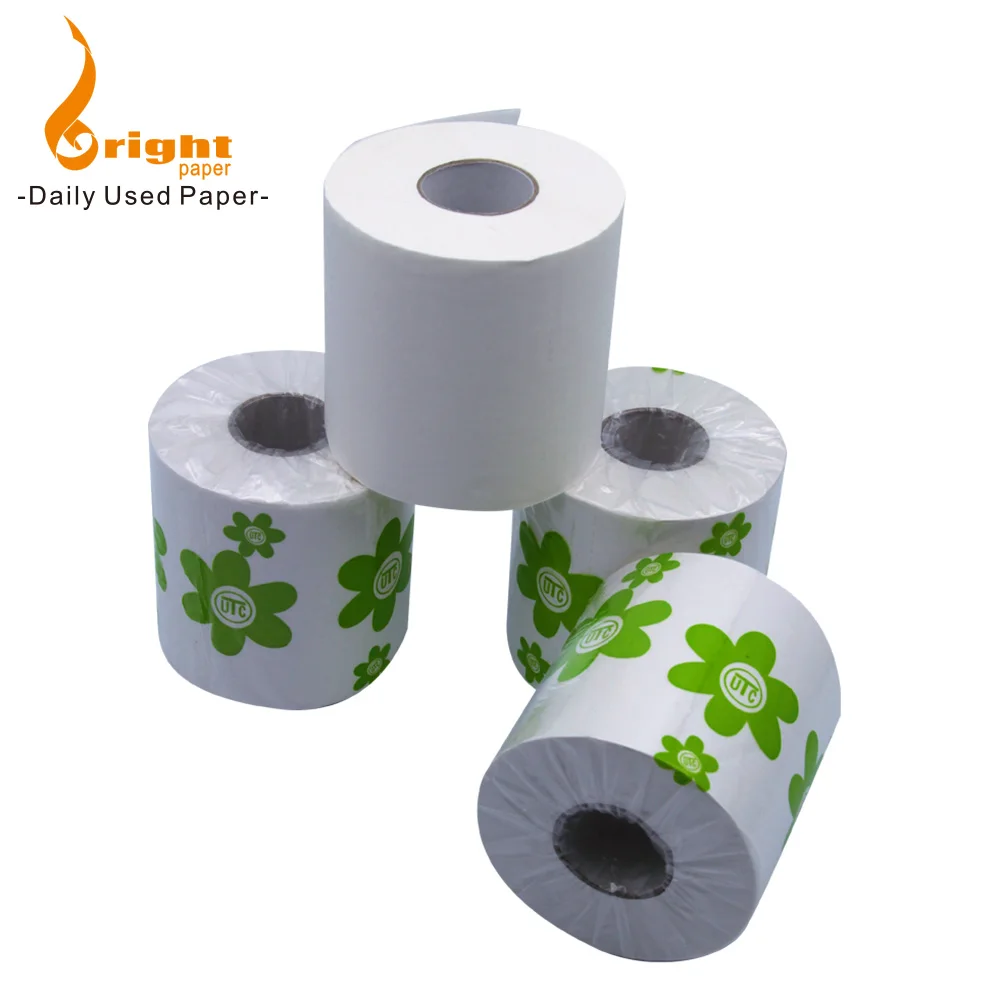 Customized Oem Toilet Paper Price Roll Tissue Printing For Hotel