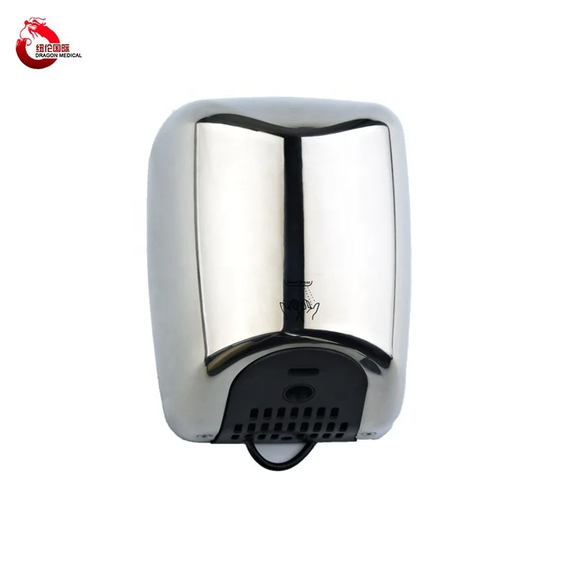 2019 New design wall mounted custom color automatic intelligent hotel bathroom brush motor hand dryer