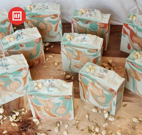 Cananga odorata tea tree essential oil tamarind herbal whitening handmade tablet soap 100g