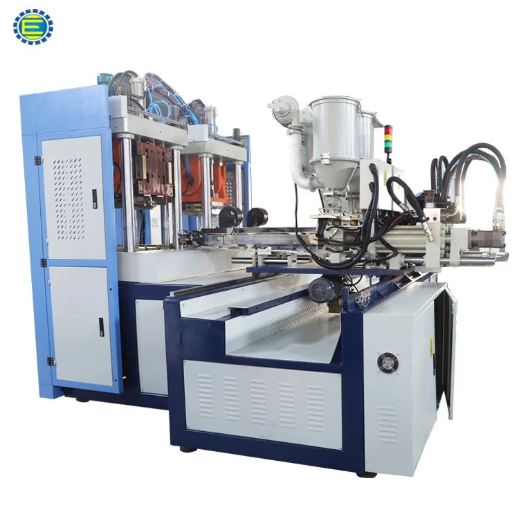 220Tons Automatic 2 Color Sport Shoe Sole Vertical Injection Molding Machinery