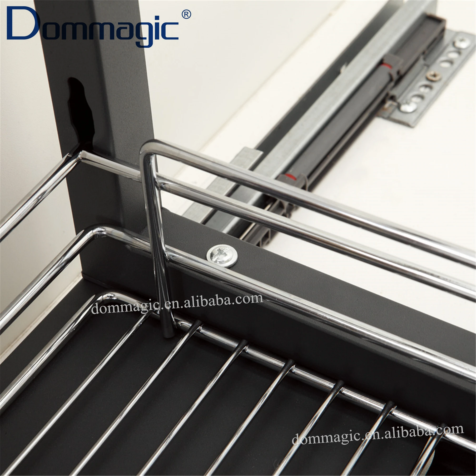 Kitchen Cabinet Pull-out Pantry Unit with Soft-close for Tall Cabinet