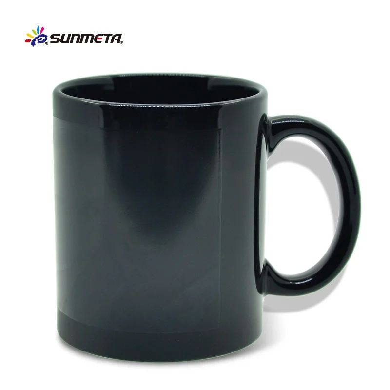 
Factory 11oz temperature full color change drinking cup hot water color change ceramic mug for sublimation 