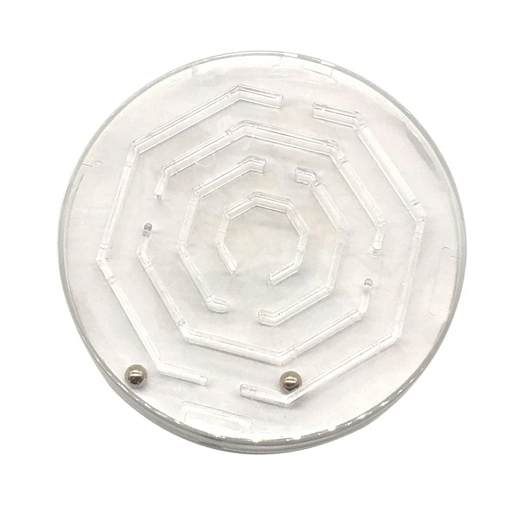 Labyrinth board game maze solitaire balance Plastic Mini Pinball customized marble brain puzzle challenging toys kids toddles