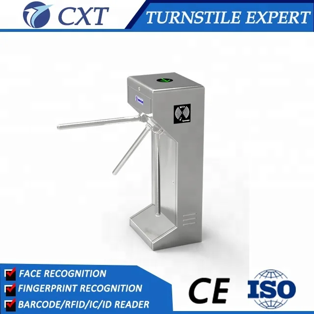 Factory Price EU Standard Automatic Tripod Turnstile Barrier Gate with Rod Sleeve
