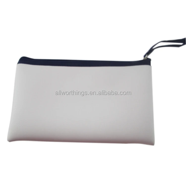Blank neoprene pencil case for custom sublimation printing