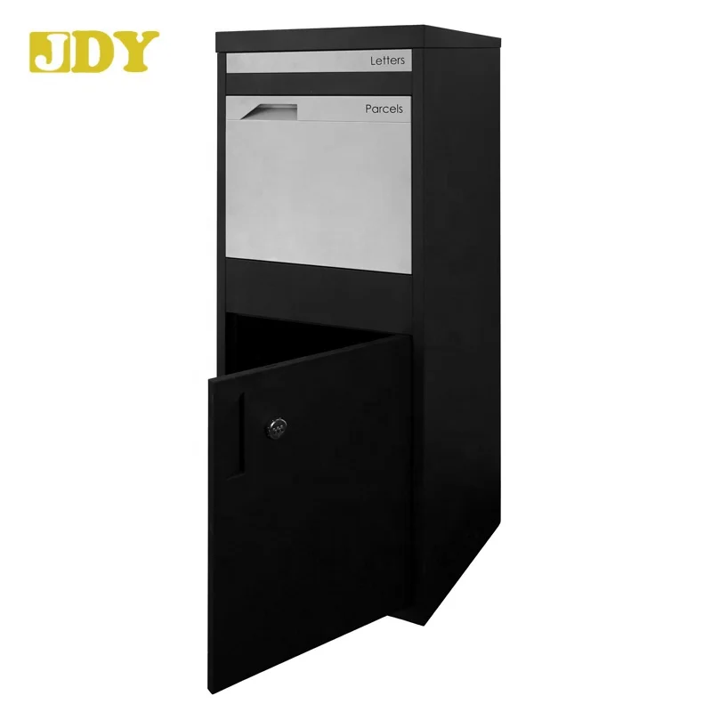 Сверхбольшой вход спереди или сзади встраиваемый забор противокражный безопасный курьерский ящик для писем почтовый ящик для посылок доставка писем
