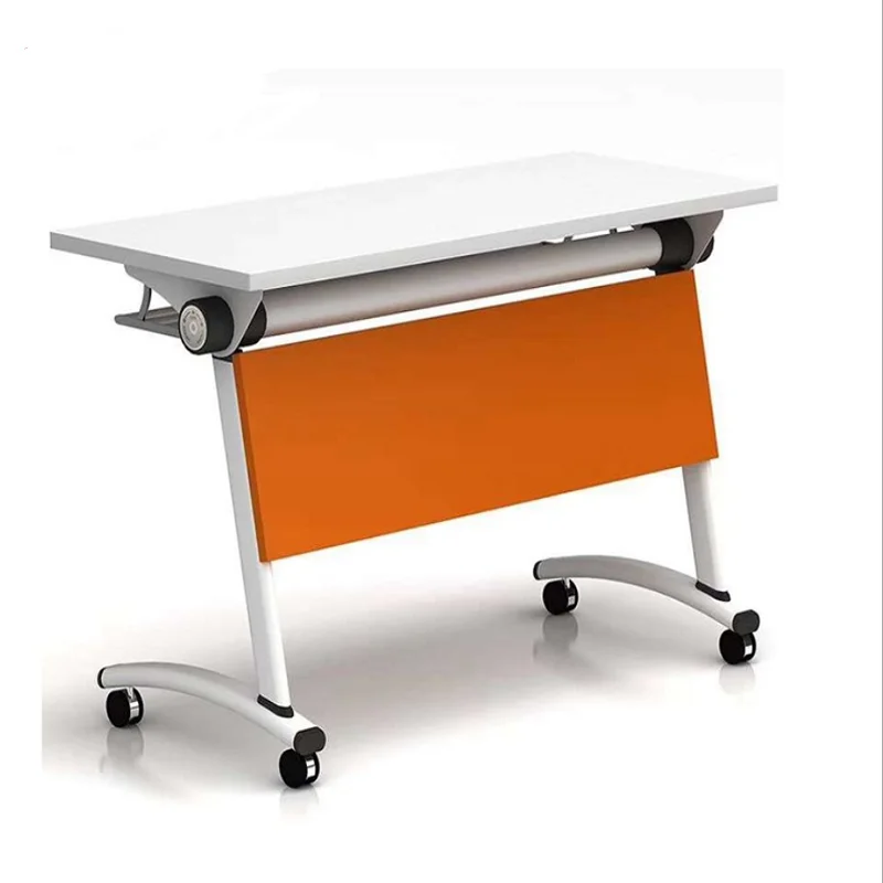 Meeting Sliding Movable Adjustable Conference Room Tables Stackable Office Folding Training Tables