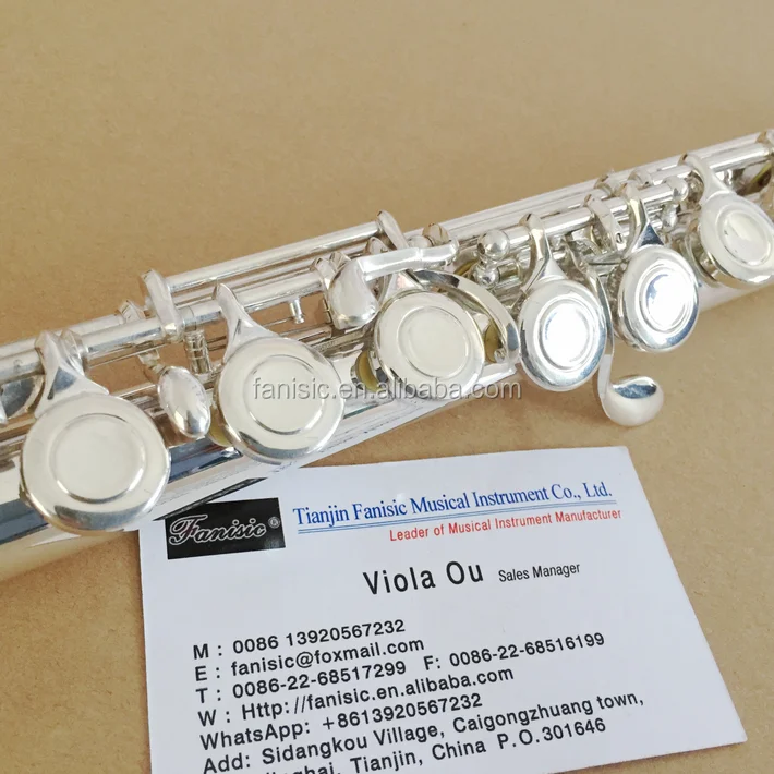 China Factory Outlets Silver Plated 16 Closed Flute