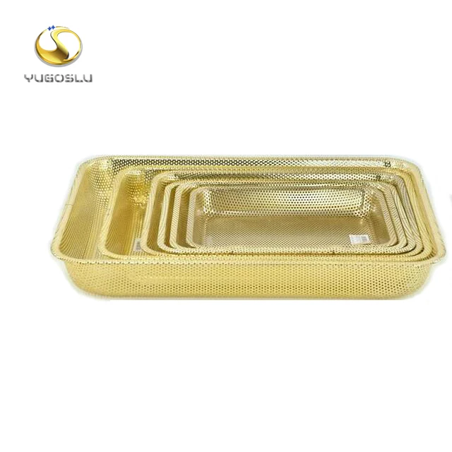 factory China Supplier Wholesale Manufacturing Factory Prices Amazon perforated baking tray stainless steel perforated plate