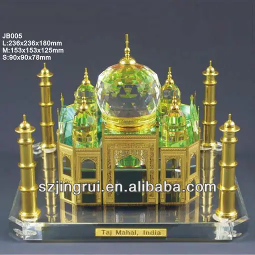 Taj Mahal crystal model