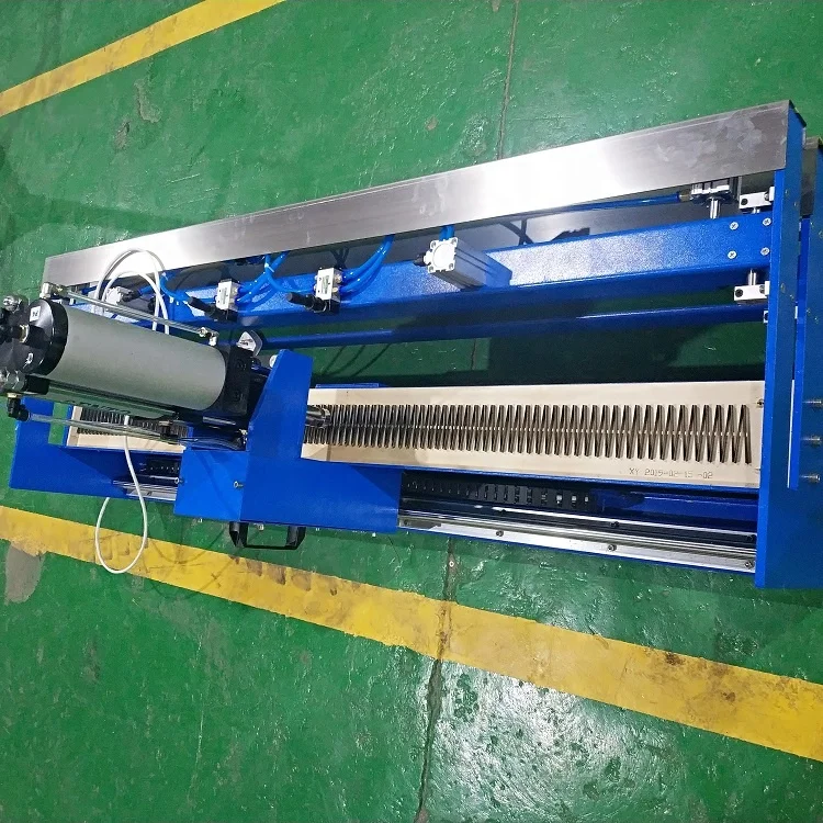 pvc/pu conveyor belts finger punching machine with free u-type cutter