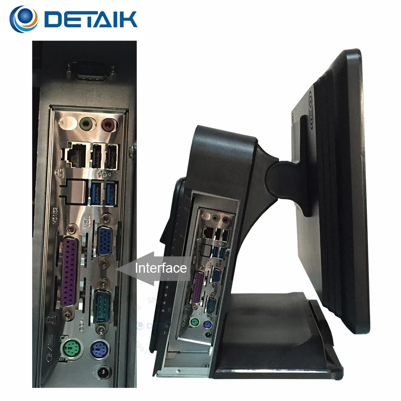 Epos Terminal 15 Inch All In One Touchscreen Windows Tablet Cashier Machine POS System for Restaurants