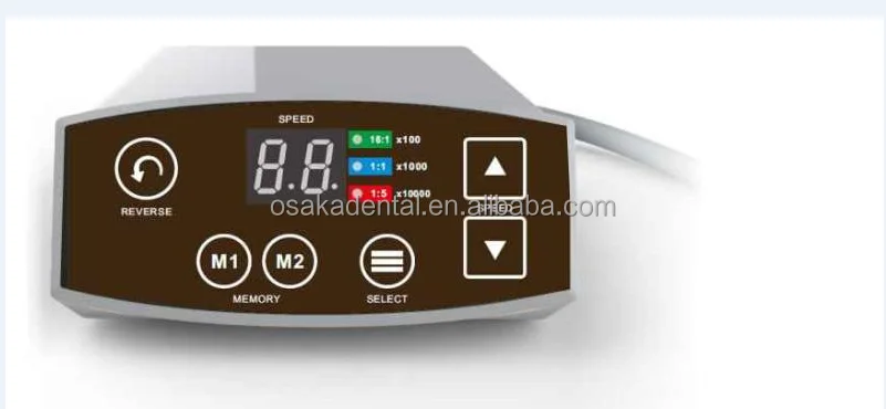 Dental electric  motor with handpiece