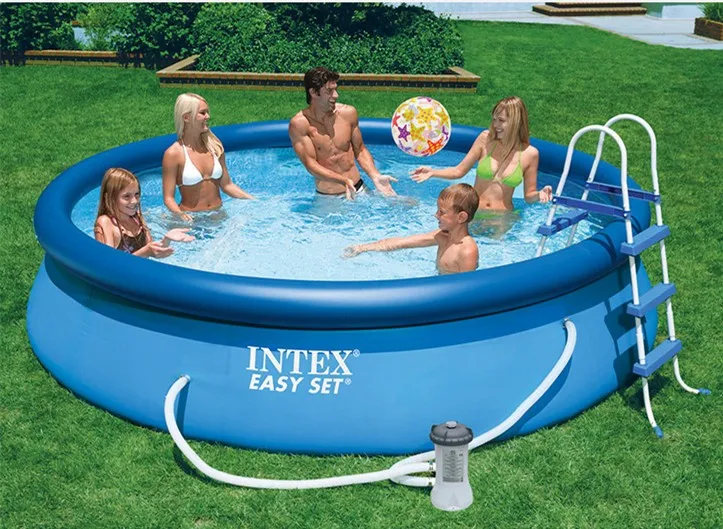 Семейный надувной бассейн Intex 28110, 8x30 дюймов, легкая установка