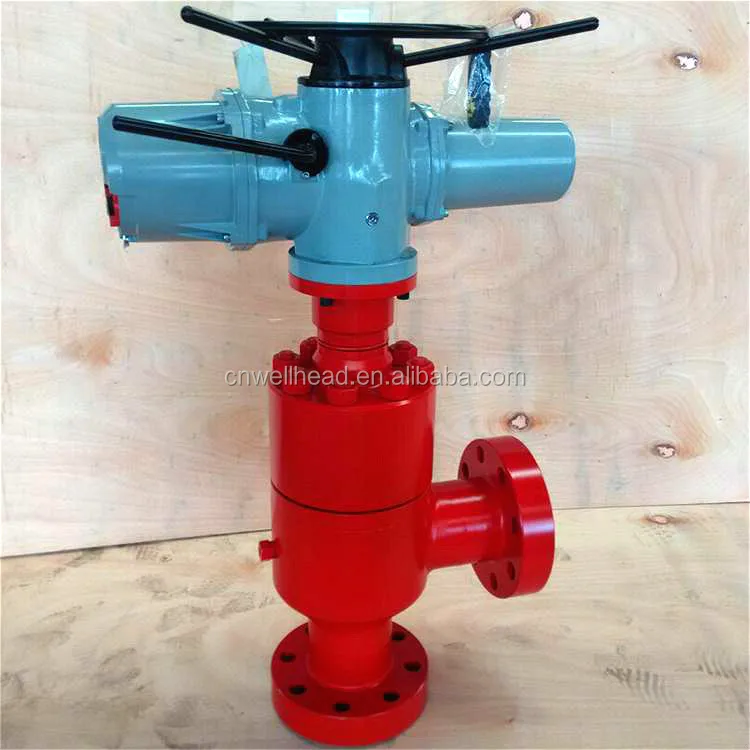 API 6A CC80 Cage Type Choke Valve/Electric Actuated Choke Valve