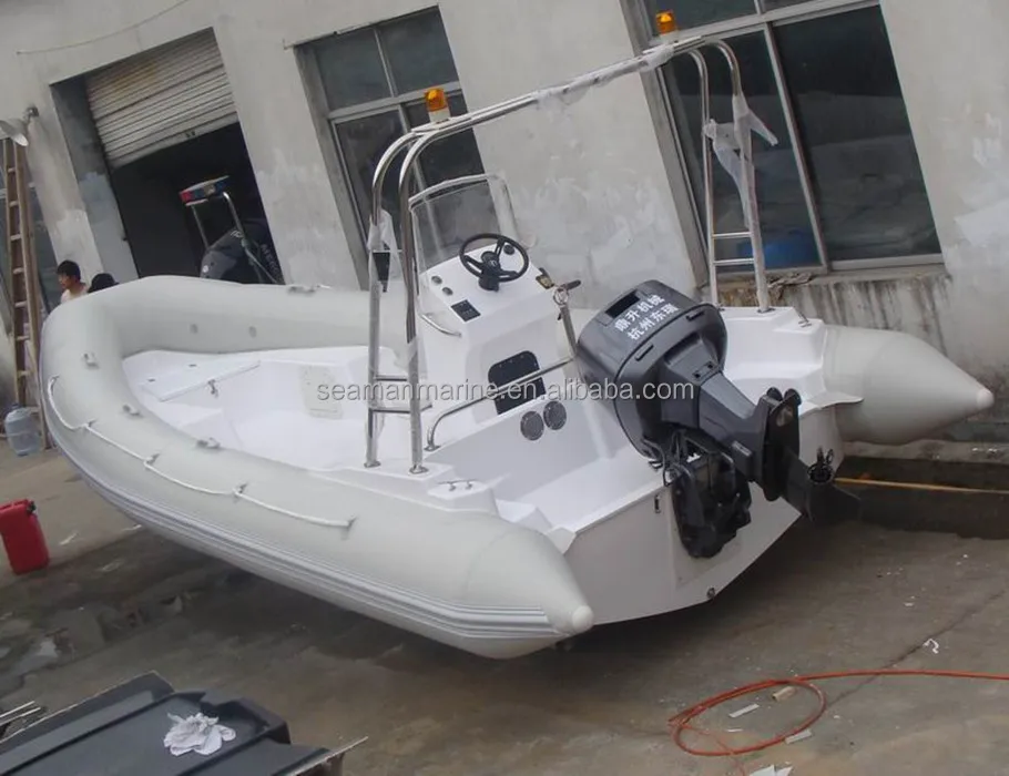 Rib sports boat 680 racing boats FRP rigid inflatable boat with fiberglass hull