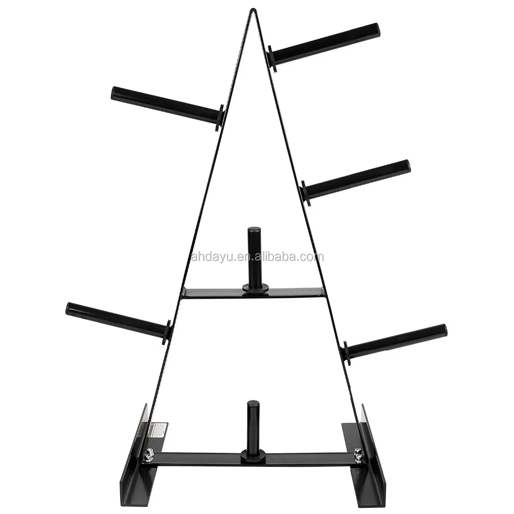 Standard Weight Plate Tree Rack Stand Storage for 25mm Weight Plates